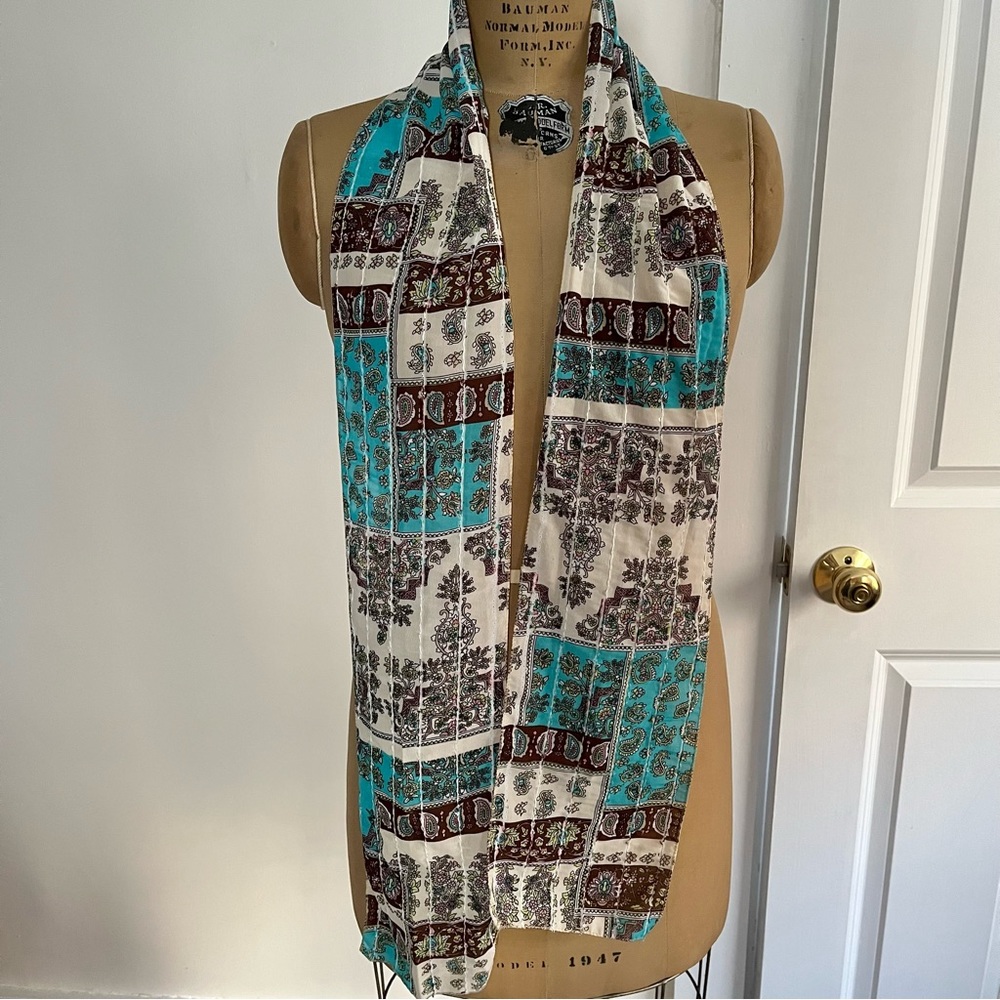 2/$20 Women’s Floral and Paisley Sequined Scarf